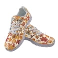 thumbnail image 2 of COEQINE Autumn Maple Leaf Women Sneakers Girls Running Athletic Footwear Fall Leaf Anti-Slip Mens Tennis Shoes for Indoor Outdoor Soft Training Shoes, 2 of 7