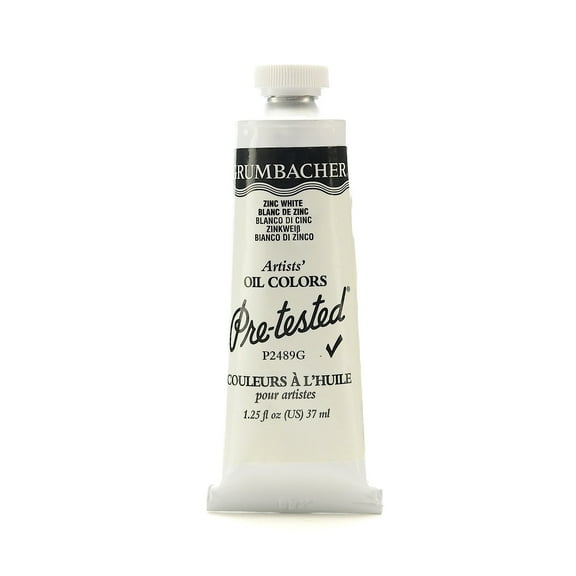 Pre-Tested Artists Oil Colors zinc white, P248, 1.25 oz. (pack of 2)
