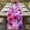 DeepPink Purple, variant on Table Runner 48 Inches Long for Kitchen Dining, Spring Floral Dresser Scarf Farmhouse, Dining Table Decorations for Wedding/Parties, Watercolor Flowers Leaves Vintage Beige 13 x 48 In