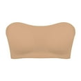 thumbnail image 3 of Purcolt Strapless Bra for Women, Non-Slip Seamless Wirefree Tube Top Bra Supportive Push up Bandeau Bra Comfortable Invisible Bralette with Side Hook, 3 of 3