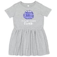 thumbnail image 3 of Inktastic I'm So Cute, I Must Be Greek Sunflower Greece Flag Girls Toddler Dress, 3 of 5