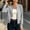 Gray women long sleeve blazer a1, variant on Women's Fall Winter Long Sleeve Zipper Blazer Slim Casual Jackets Solid Dressy Work Tops Business Outerwear Fashion Clothes, Yellow S