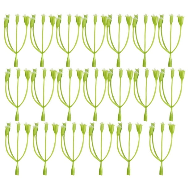 20 Piezas de Tallos de Flores Artificiales Ideales para Decoraciones de Banquetes Clips de Adorno Diademas