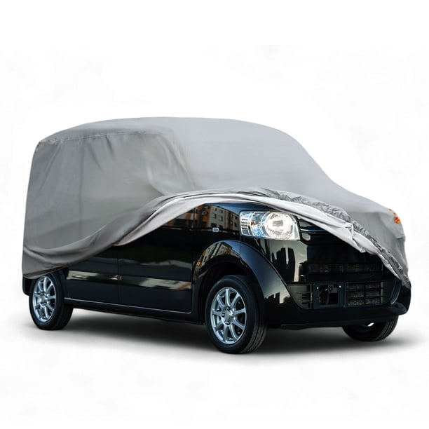 Cubierta de Coche Exterior impermeable Unique Bargains Plata 11.8x5.7x5.2ft