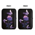 thumbnail image 2 of Yuyamidu Purple Rose Seatbelt Covers Blue Butterfly Seat Belt Cover Pad Universal Fit for Auto SUV Sedan Truck 2 Pack Non-Slip Car Seat Belt Decorative Accessories, 2 of 7
