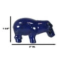 thumbnail image 3 of Ebros Mini Egyptian Goddess Taweret Statue 3"L Dark Blue Nile River Hippopotamus, 3 of 7