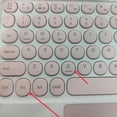 thumbnail image 4 of Funda de Teclado para iPad Rosa de 9.7" con Panel Táctil y Soporte para Lápiz para iPad 5/6 Gen, Air 1/2, Pro 9.7, 4 of 4