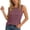 Purple, variant on Knit Sleeveless Top Casual Round Neck Camisole Soft Stretch Basic Solid Color Tank for Everyday Wear Muscle Top Women