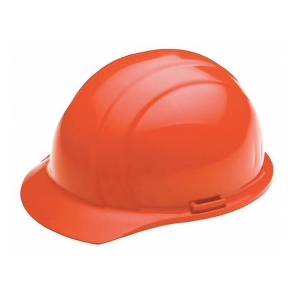 Hard Hat, Americana, Polyethylene, 4 Point Pinlock, Type 1, Class E, Orange
