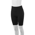 thumbnail image 4 of A2Y Women's Running Exercise High Waisted Bike Cotton shorts Black S, 4 of 5