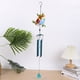 thumbnail image 4 of RKSTN Wrought iron painted wind chimes Owl Iron Glass Painted Ornaments Wind Chime Garden Courtyard Crafts Pendant, 4 of 7