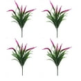 thumbnail image 2 of Fake Plants Promotion Sale! Nomeni Artificial Plants Flowers Outdoor Plants Faux Plastic Greenery Shrubs Indoor Outside for Home Decor 4Pcs, Home Decor Clearance Sale Purple, 2 of 9