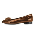 thumbnail image 2 of YDN Women Classic Bowtie Slip On Ballet Flats Round Closed Toe Flats Girls Office Work Casual Vacation Outfit Shoes Size 7 Brown, 2 of 4