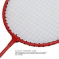 thumbnail image 4 of Badminton Racket Set, 1 Pair Badminton Racquet Set with 3 Nylon Shuttlecocks, Carrying Bag, Sports Training Entertainment, 4 of 7