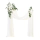 thumbnail image 1 of Conjunto de flores artificiales para arco de boda, guirnalda de flores de seda para arco de boda, flores artificiales Blanco, 1 of 9