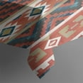thumbnail image 3 of Boho Red Southwestern Ethnic Pattern Rectangle Tablecloth 60"x84",Waterproof Polyester Rectangle Table Cloth, Wipeable Spillproof Polyester Tablecloth for Dining, Camping, Indoor and Outdoor, 3 of 5