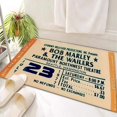 thumbnail image 1 of Bob Marley, Vintage Concert Ticket, Door Mat, 1 of 2