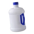 thumbnail image 3 of DYNWAVECA Reusable Water Bottle Container Water Storage Bucket 3L Pet Leakproof Empty Easy Grip Multifunctional for Barbecue RV Outdoor Milky White Blue, 3 of 7