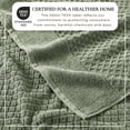 thumbnail image 2 of Great Bay Home Quick Dry Diamond Waffle 6 Piece Towel Set, Eucalyptus, 2 of 7