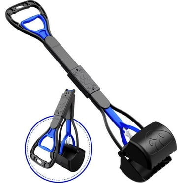 Pooper Scooper for Large Dog and Small Dogs 28" Long Handle Portable Great for Lawns Gravel