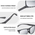 thumbnail image 6 of Joopin Polarized Big Square Sunglasses Men, Trendy Large Sun Glasses Women UV400 Protection, Designer Sports Sunnies Shades, 6 of 8