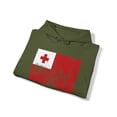 thumbnail image 4 of Tonga Tongan Pride Flag Hoodie, Gifts, Hooded Sweatshirt, 4 of 4