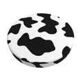 thumbnail image 2 of Lsque Milk Cow Round Bar chair cushion covers Velvet Fabric Premium Comfort Protects from Scratches and Stains for 14-17 Inch Chair- 14 inch, 2 of 7