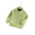 thumbnail image 2 of Esaierr Kids Boy Girls Fall Winter Fleece Outerwear Baby Toddler Boys Girls Double Sided Fleece Leisure Jacket Zipper Fall Winter Warm Coat, 2 of 6