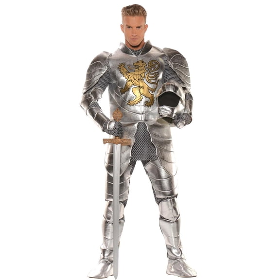 Underwraps Mens Knight in Shining Armor Costume - One Size Fits Most
