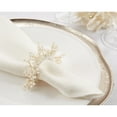 thumbnail image 4 of Saro Lifestyle Pearl Crown Napkin Ring (Set of 4), 4 of 4