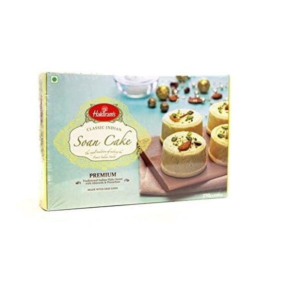 Haldiram's Soan Cake Desi Ghee - 250 Gm (8.8 Oz)