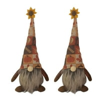 Clearance!Fall Gnome, Thanksgiving Gnome Decorations, Handmade Swedish Tomte Gnomes with Pumpkin Harvest Gnome Plush Scandinavian Figurine Nordic Gnomes Holiday Decor Gifts (2Pcs)