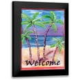 thumbnail image 1 of Seay, Anne 11x14 Black Modern Framed Museum Art Print Titled - Welcome to Paradise, 1 of 5
