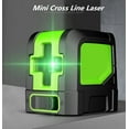 thumbnail image 1 of Niveau Laser Vert 2 Lignes Auto-Nivelant Niveleur Laser Vertical Horizontal Croix Laser (Vert), 1 of 8