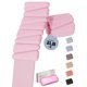 thumbnail image 1 of Pesas ajustables para muñeca y tobillo kure.fit de 2 lb, rosa, 1 of 9