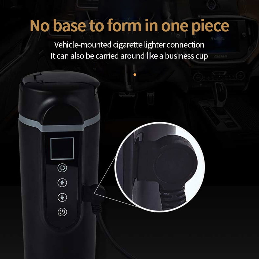 Buy 12V 420ml Car Electric Heating Cup Heating Water Kettle Intelligent