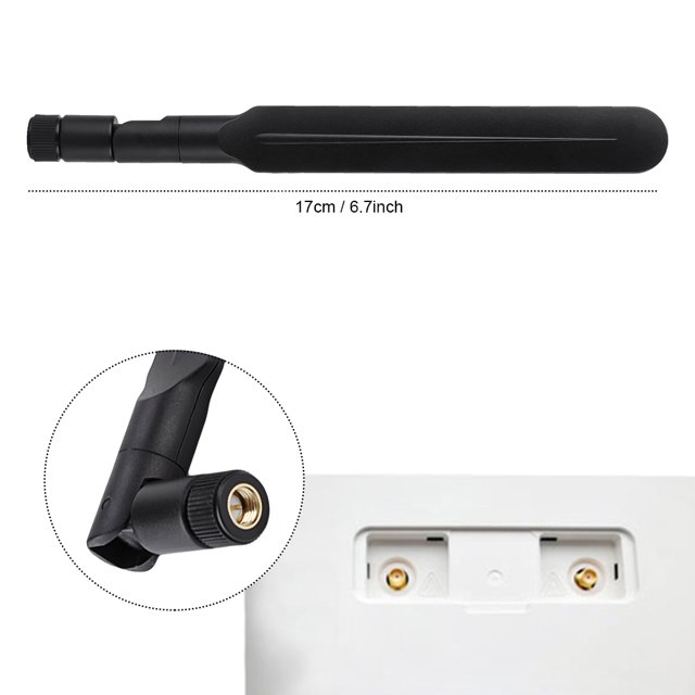 2 UNIDS 3G 4G LTE CPE Antena SMA Macho Giratorio Antena de Enrutador Plegable Fácil de Instalar Ajuste para Huawei B310 B315 B315s B315s Redes Módems 3G Spptty No