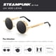 thumbnail image 5 of Gafas de Sol CGID Retro Steampunk Redondas Polarizadas E72 UV400, 5 of 6