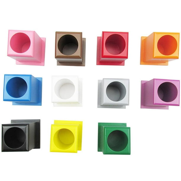 11 crayons de couleurs - Matériel Montessori