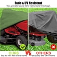 thumbnail image 2 of 420D Riding Lawn Mower Cover,Tractor Cover Fits Decks up to 54",Covers Against Water, UV, Dust, Dirt, Wind for Outdoor, 2 of 9