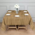 thumbnail image 3 of Square Tablecloth, Waterproof Polyester Table Cover, Wrinkle Resistant & Washable Fabric for Dining, Kitchen, Picnic, 52x52in(132x132cm), Wood Print, 3 of 6