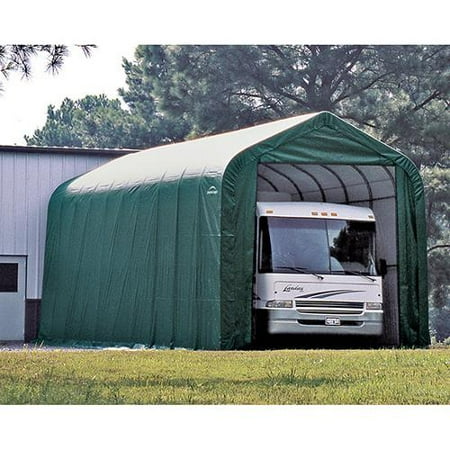 Shelterlogic Green Automotive/ Boat Peak Style Outdoor 