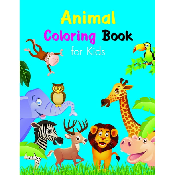 Christmasville: Animal Coloring Book for kids: Super Cute Kawaii Animals  Coloring Pages (Paperback) 