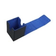 thumbnail image 2 of Caja de almacenamiento para baraja de cartas coleccionables, multiusos con tapa de cierre, organizador para tarjetas de fútbol, ​​regalo, tarjetas de Negro Azul, 2 of 9