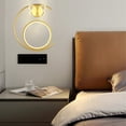 thumbnail image 4 of Lámpara de pared moderna con forma de mariposa para sala de estar, dormitorio, escalera, decoración del hogar Oro a la izquierda, 4 of 8