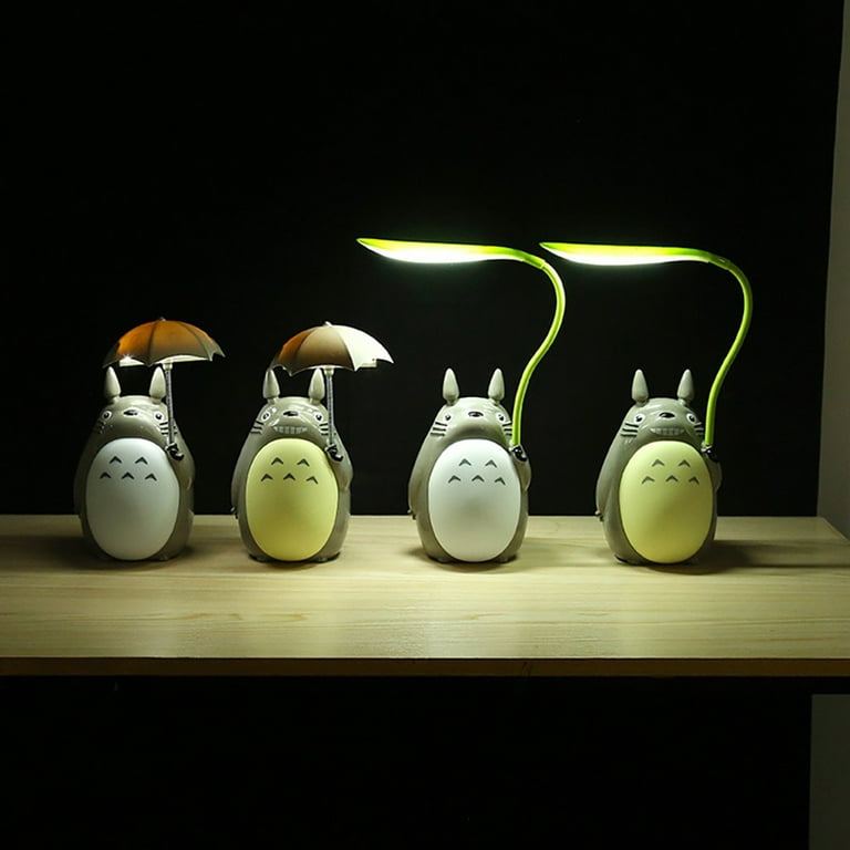 Totoro Anime LED Veilleuse Enfants Caractère Lampe USB De Charge Bureau De  Chevet Lampe De Lecture pour Enfants Cadeau Décor À La Maison Nouveauté