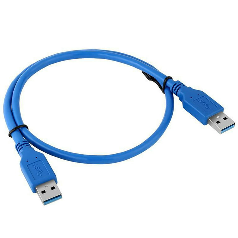 Achetez U3-104 50cm Double USB 3.0 Mâle à Double Câble D'extension