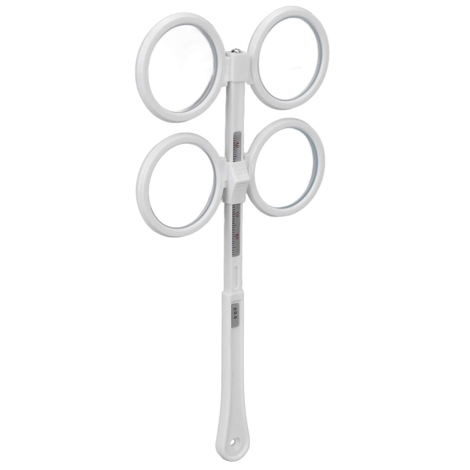 Optical Flipper With Vision Test Cards – Adjustable PD 44-87mm, Resin Lenses, For Myopia, Amblyopia, Astigmatism Training