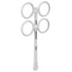 thumbnail image 4 of Flipper óptico, Optometría Flip Portátil Ergonómico Blanco Alta Definición Ajustable Para Adultos Para Ambliopía OTVIAP ±‑0,5 D., 4 of 8
