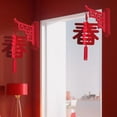thumbnail image 2 of 2 piezas de decoraciones colgantes de año Nuevo Chino 2024, letrero de puerta, personajes chinos Fu de Feliz año Nuevo para inauguración de la casa en Estilo B mayimx Colgantes de año nuevo, 2 of 7
